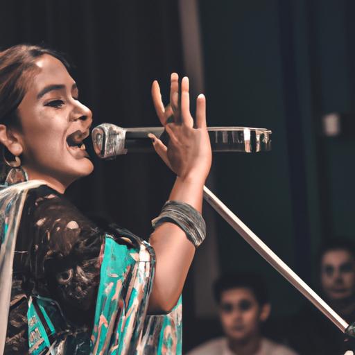 Mehejabin Hossain Medha captivating her audience during a live session.